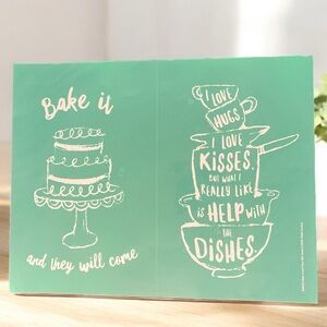 * BAKE IT & THEY WILL COME ~ Chalk Couture Reusable Transfer Stencil ~ 8.5x11